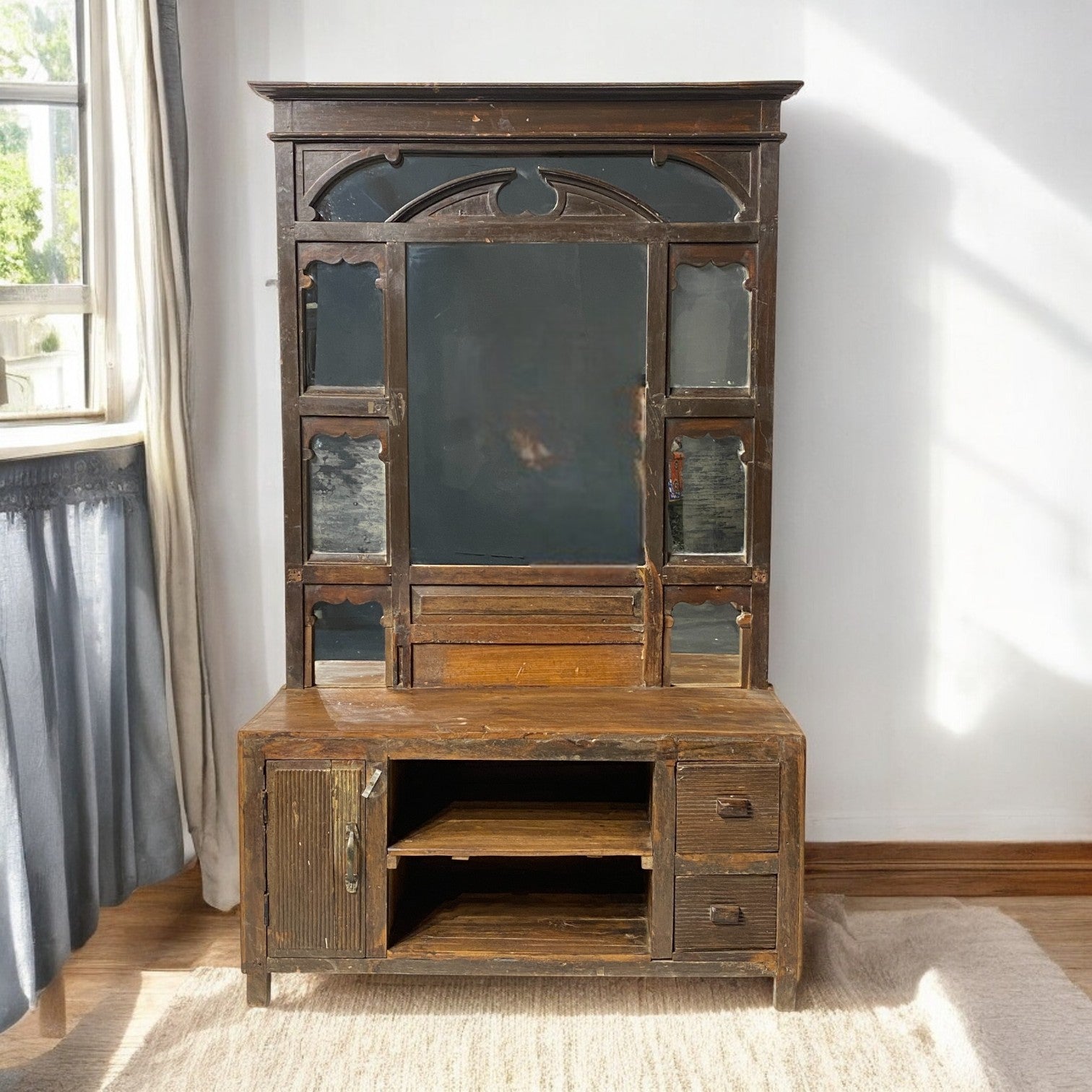 VINTAGE TEAK DRESSHING TABLE