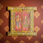 WOODEN HAND PAINTED WINDOW