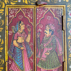 WOODEN HAND PAINTED WINDOW