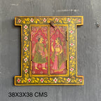 WOODEN HAND PAINTED WINDOW