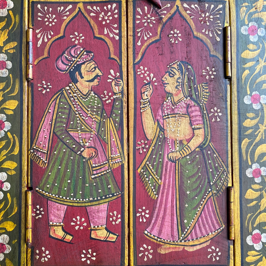 WOODEN HAND PAINTED WINDOW