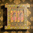 WOODEN HAND PAINTED WINDOW