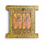 WOODEN HAND PAINTED WINDOW