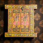 WOODEN HAND PAINTED WINDOW