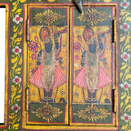 WOODEN HAND PAINTED WINDOW