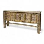 HAND CARVED CONSOLE TABLE