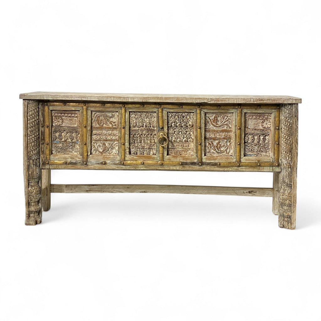 HAND CARVED CONSOLE TABLE