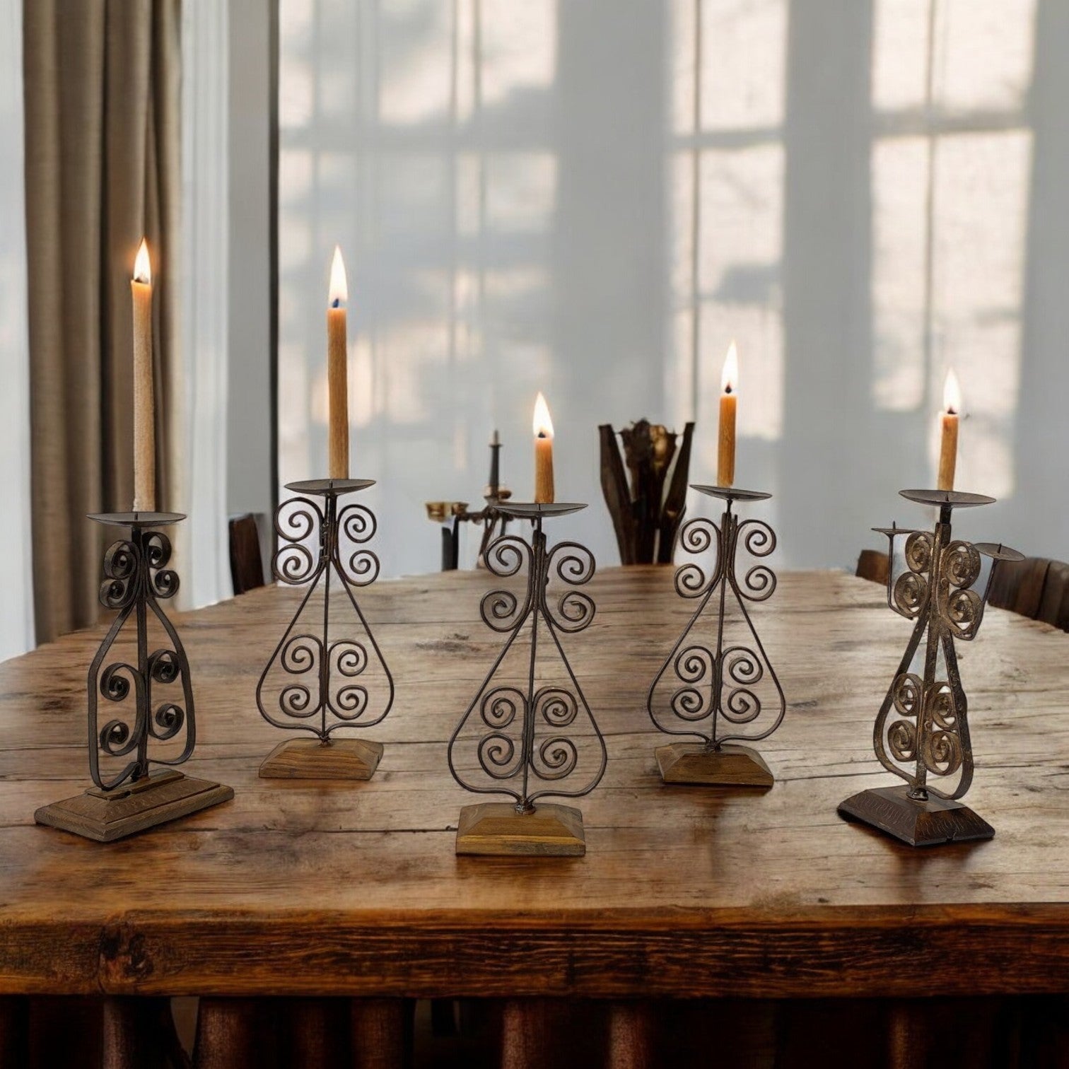 IRON CANDLE STAND