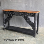 VINTAGE CARVED CONSOLE TABLE
