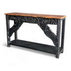 VINTAGE CARVED CONSOLE TABLE