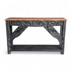 VINTAGE CARVED CONSOLE TABLE