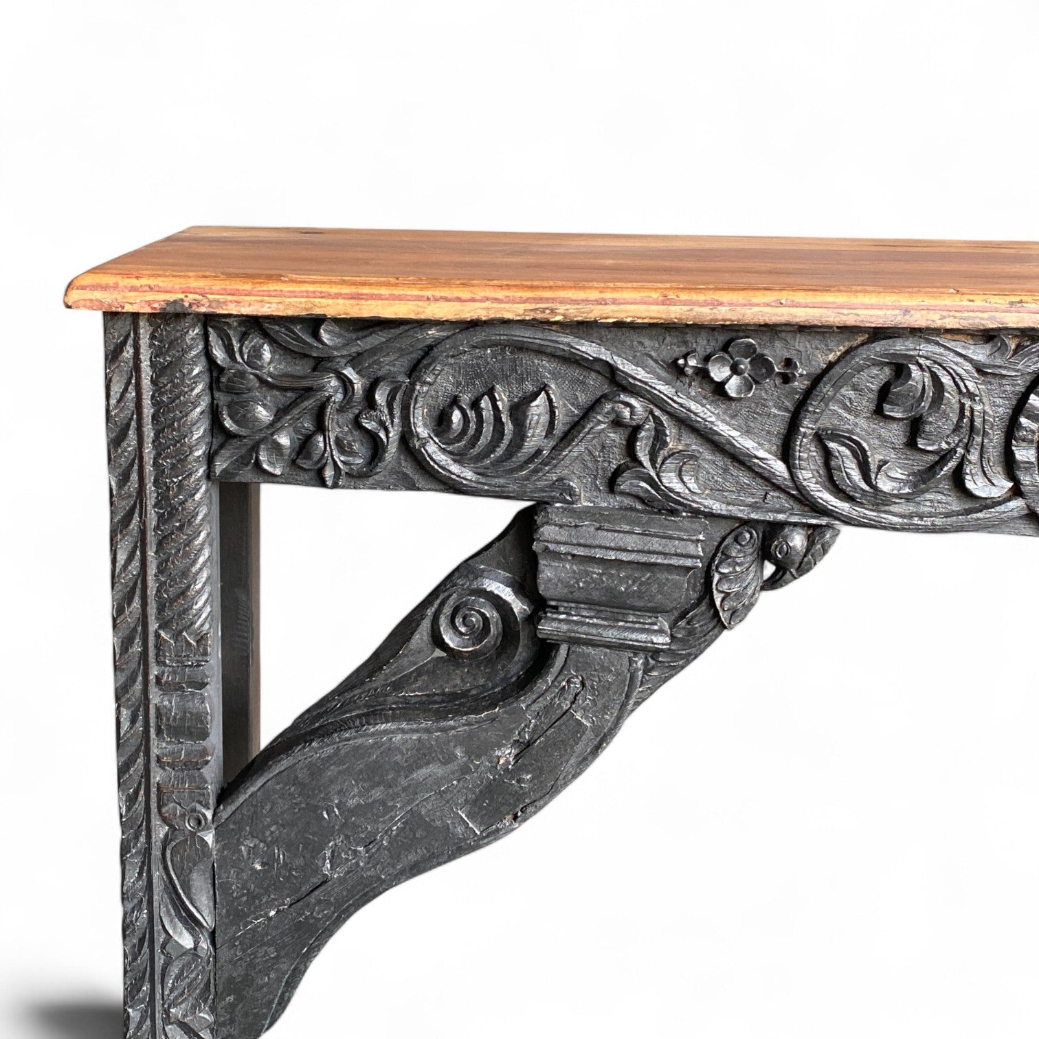 VINTAGE CARVED CONSOLE TABLE