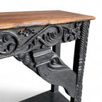 VINTAGE CARVED CONSOLE TABLE