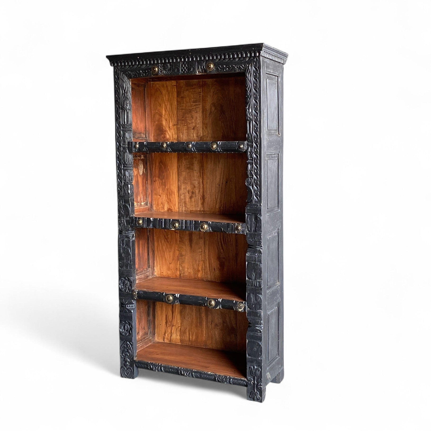 WOODEN BOOKSHELF