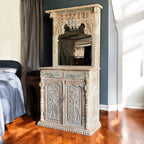 WOODEN CARVED DRESSHING TABLE