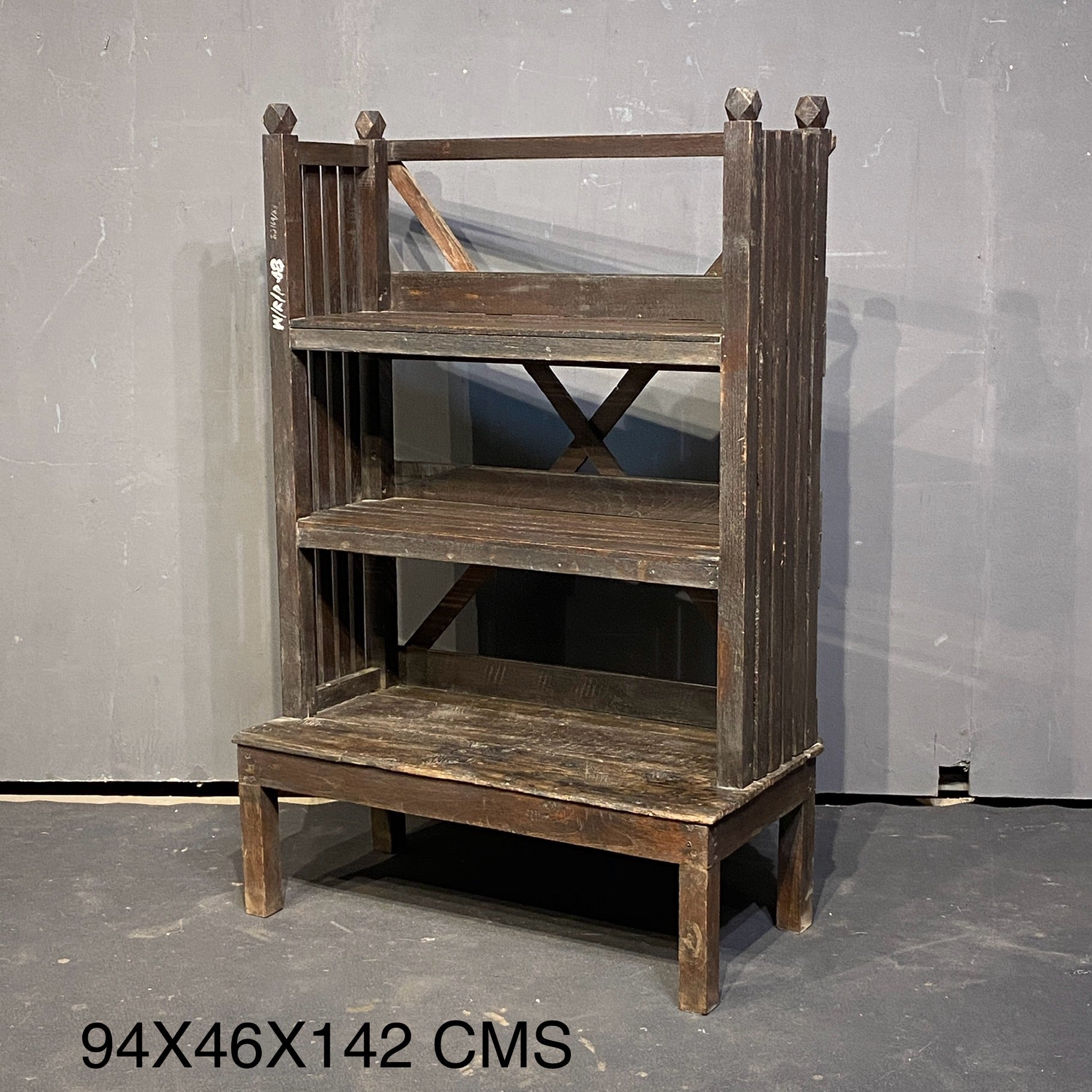 WOODEN BOOKSHELF