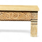 HAND CARVED BENCH