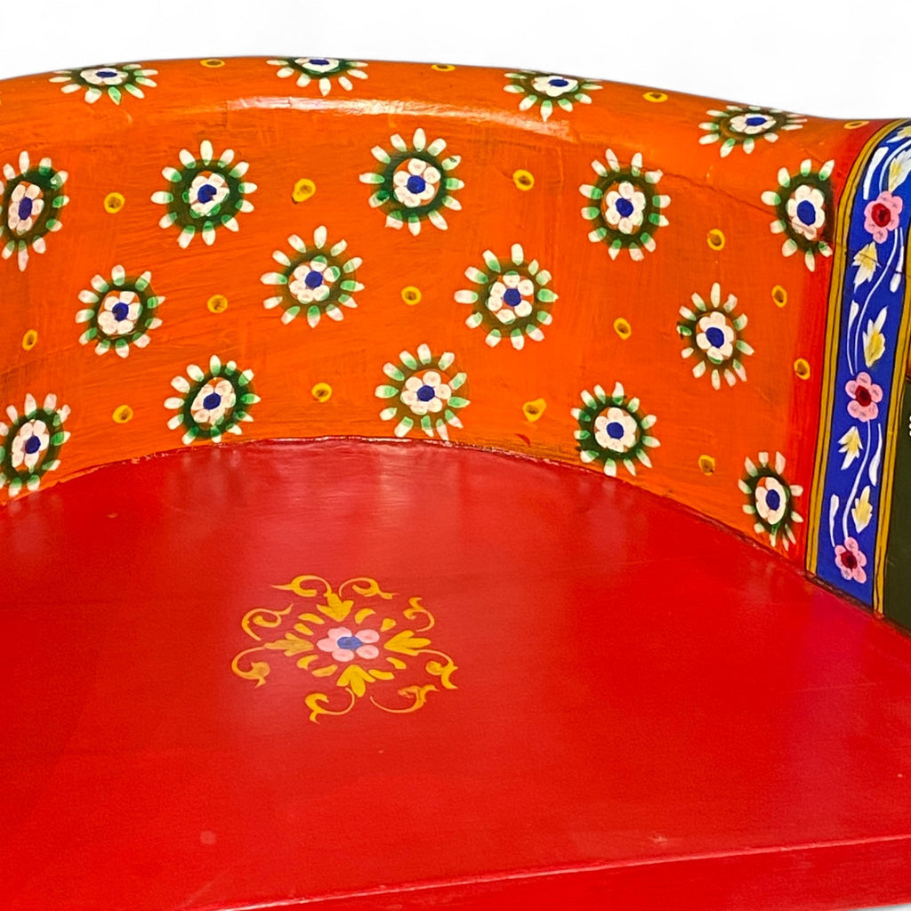 HAND PAINTED ELEPHANT CHAIR
