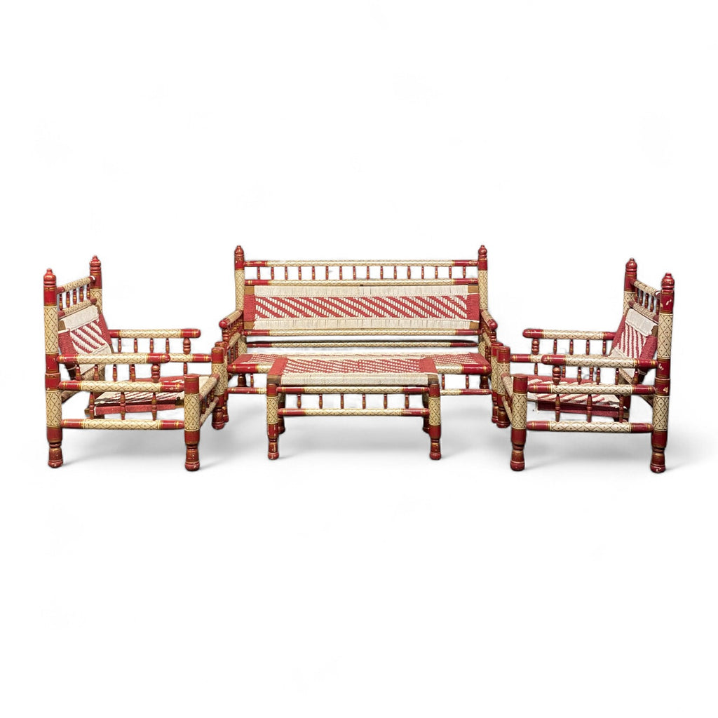 HAND WEAVING SOFA SET