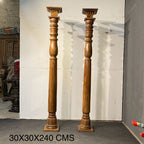 VINTAGE WOODEN PILLAR