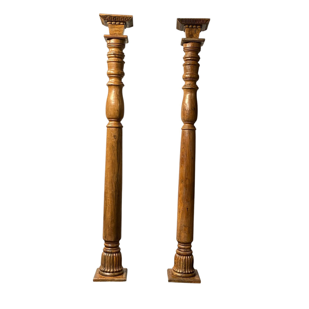 VINTAGE WOODEN PILLAR