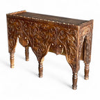 MANGO WOOD HAND CARVED CONSOLE TABLE