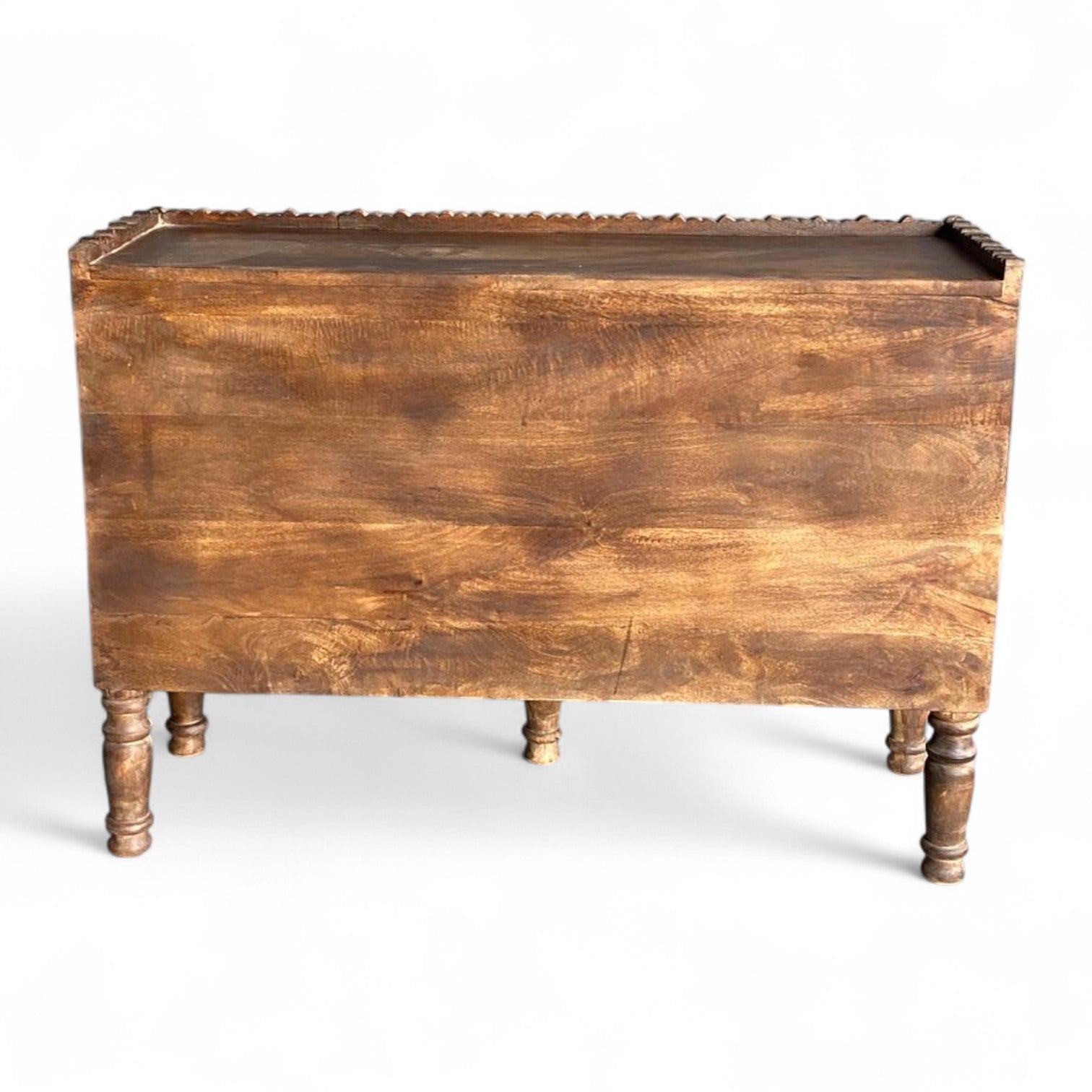 MANGO WOOD HAND CARVED CONSOLE TABLE