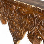 MANGO WOOD HAND CARVED CONSOLE TABLE