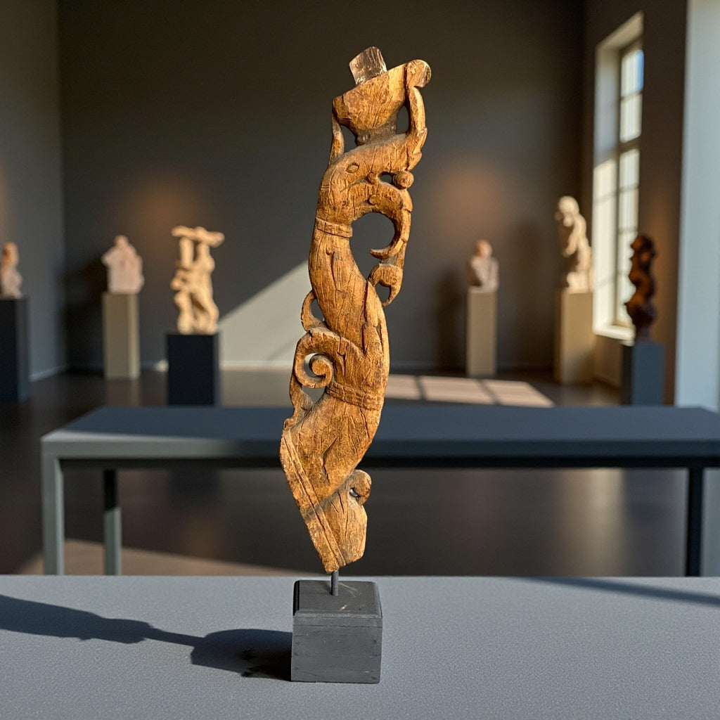 Antique wooden bracket