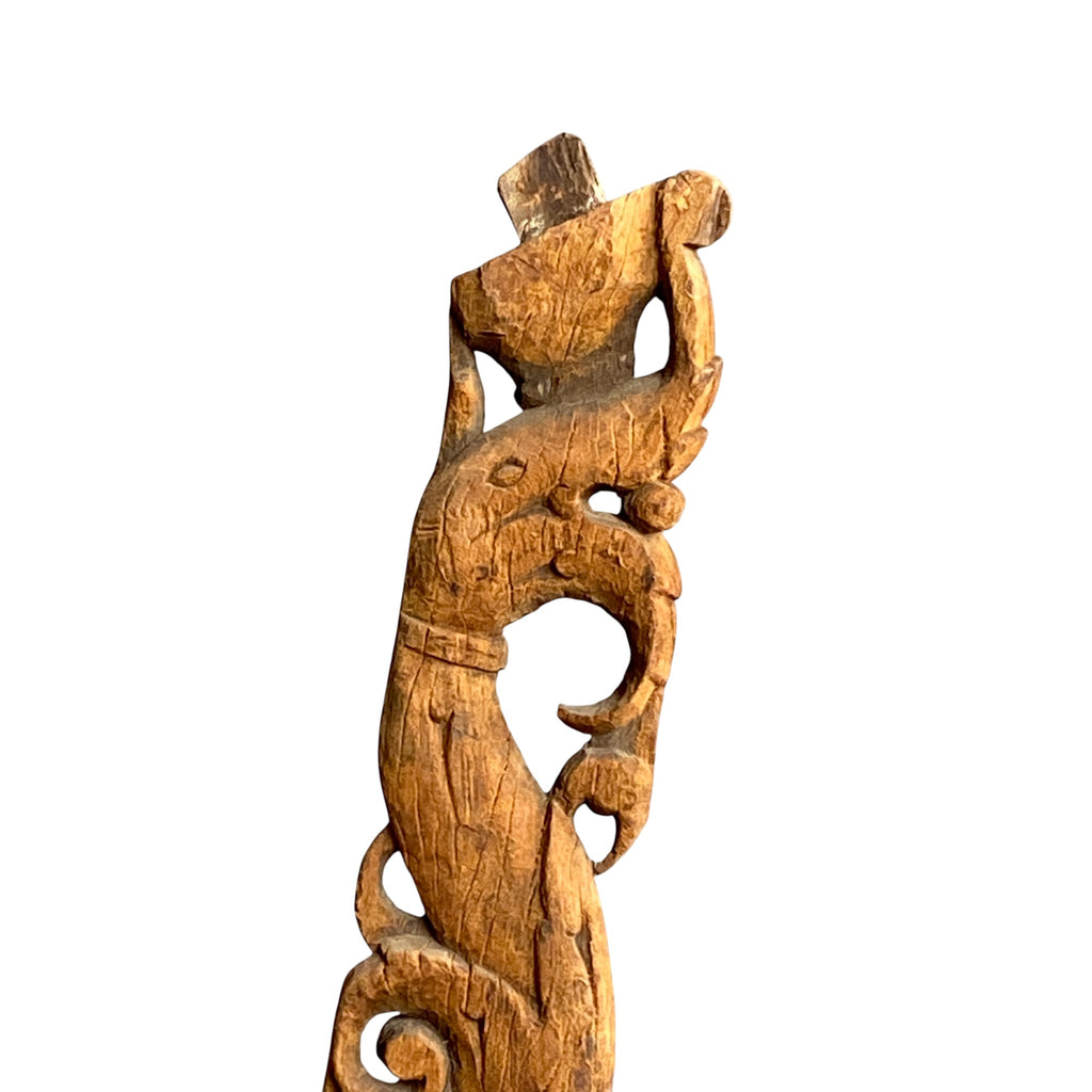 Antique wooden bracket