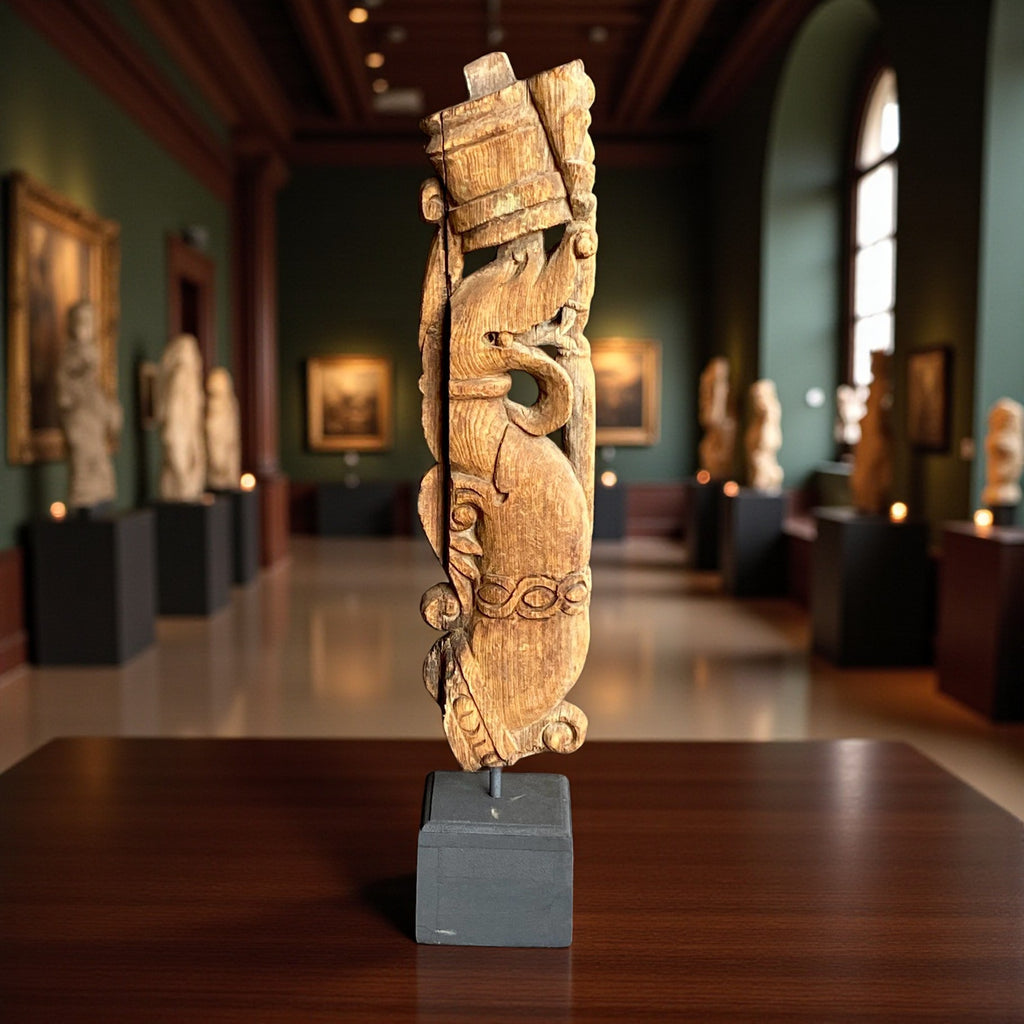 Antique wooden bracket