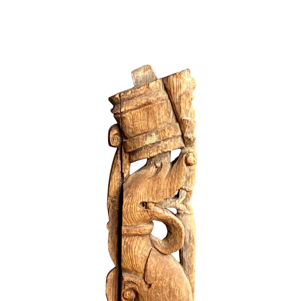 Antique wooden bracket