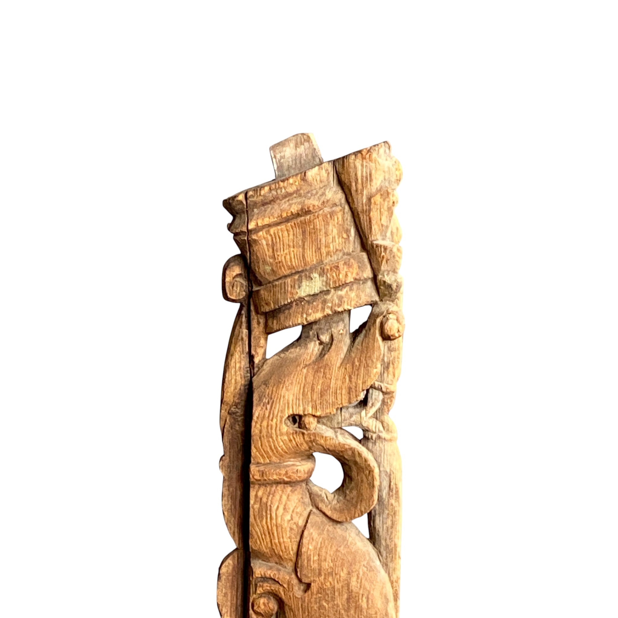 Antique wooden bracket