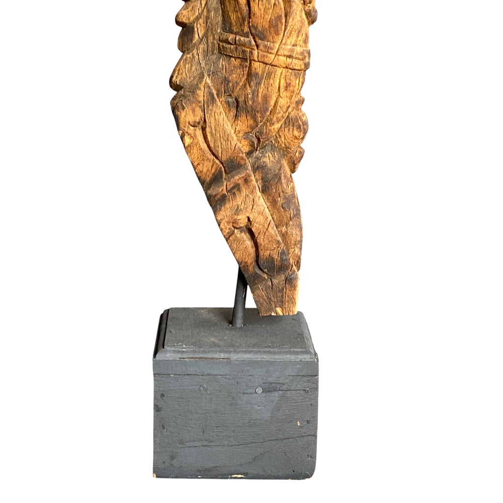 Antique wooden bracket