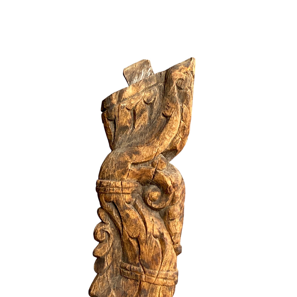 Antique wooden bracket