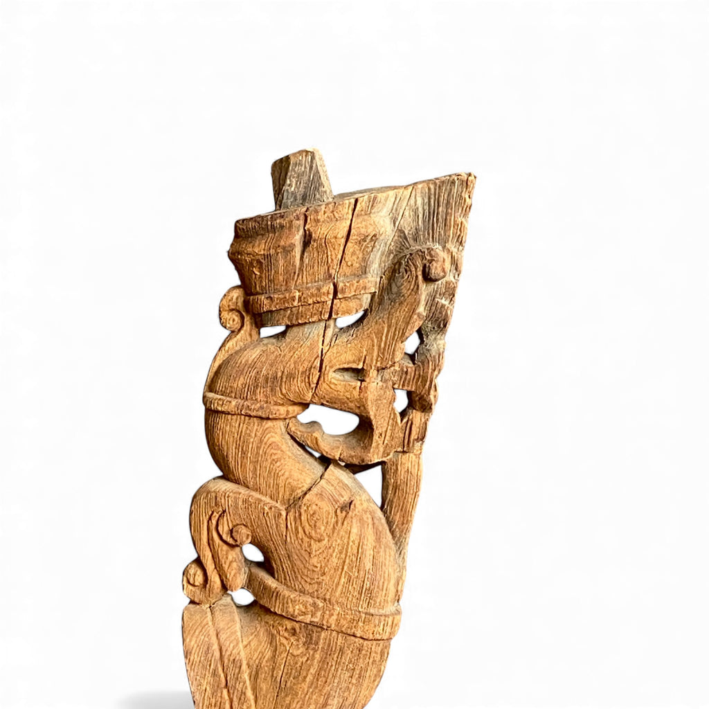 Antique wooden bracket