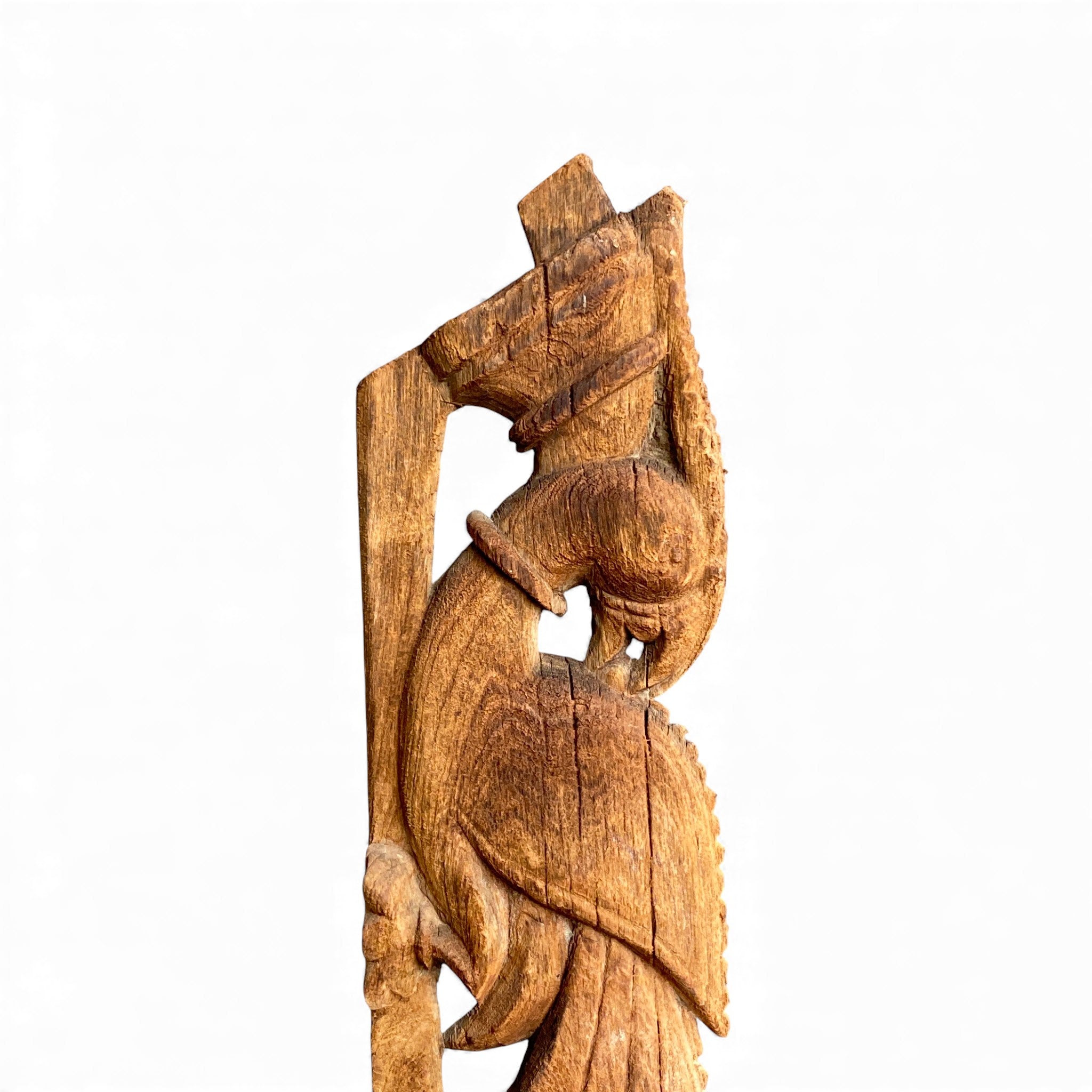 Antique wooden bracket