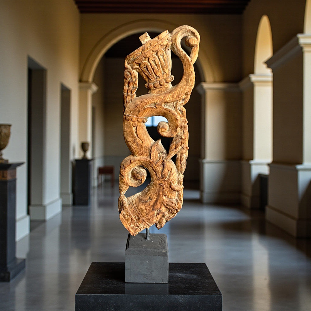 Antique wooden bracket