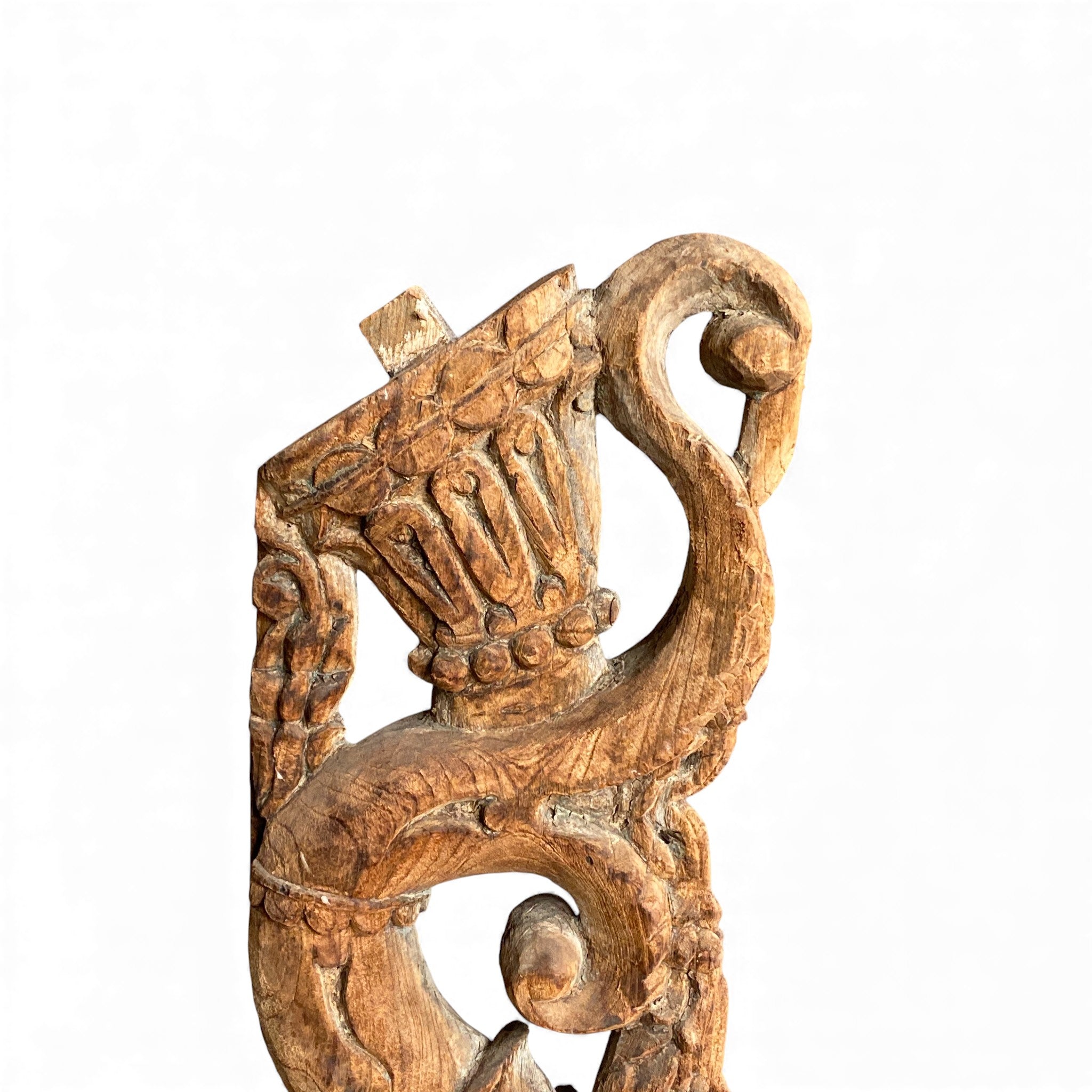 Antique wooden bracket