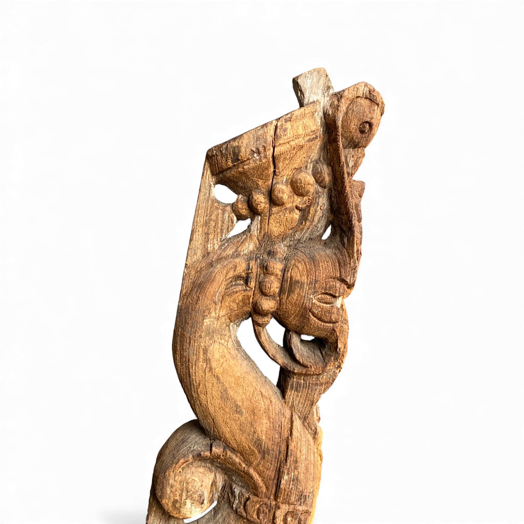 Antique wooden bracket