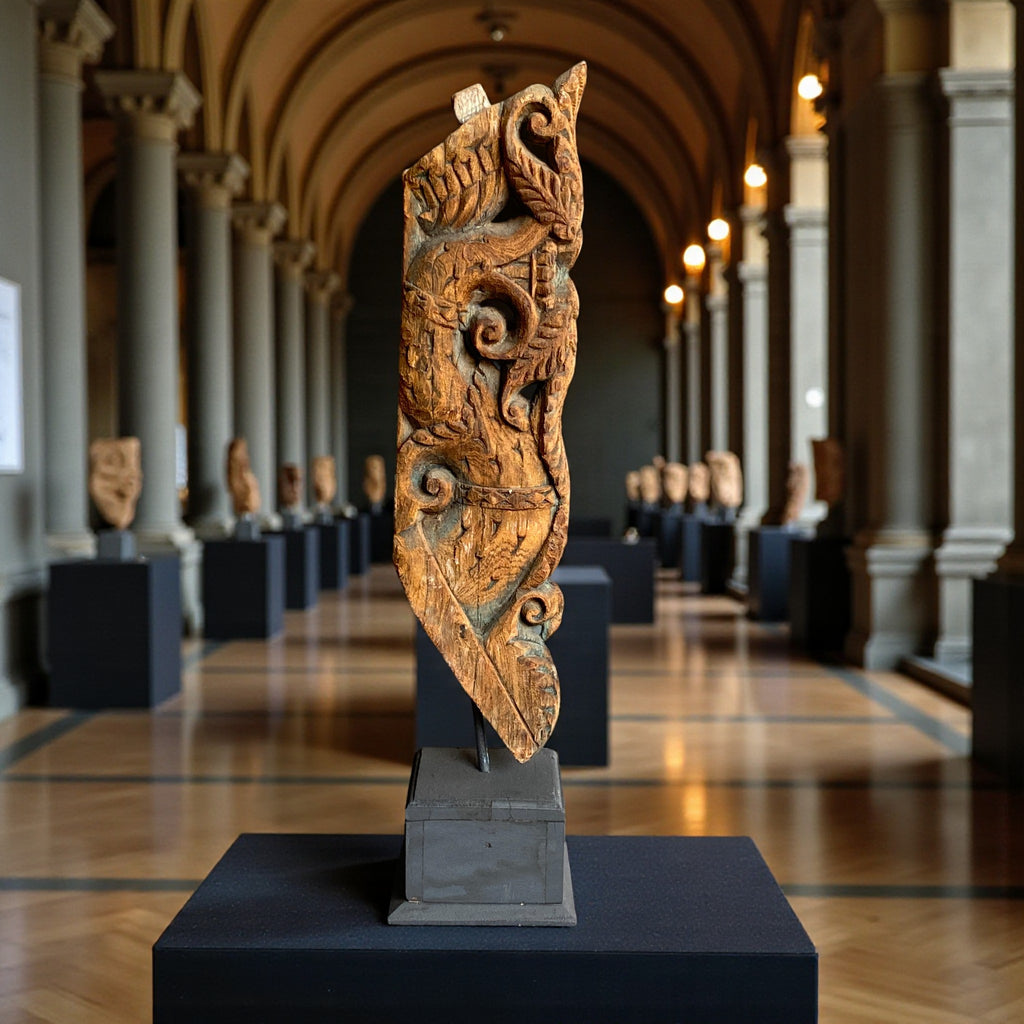 Antique wooden bracket