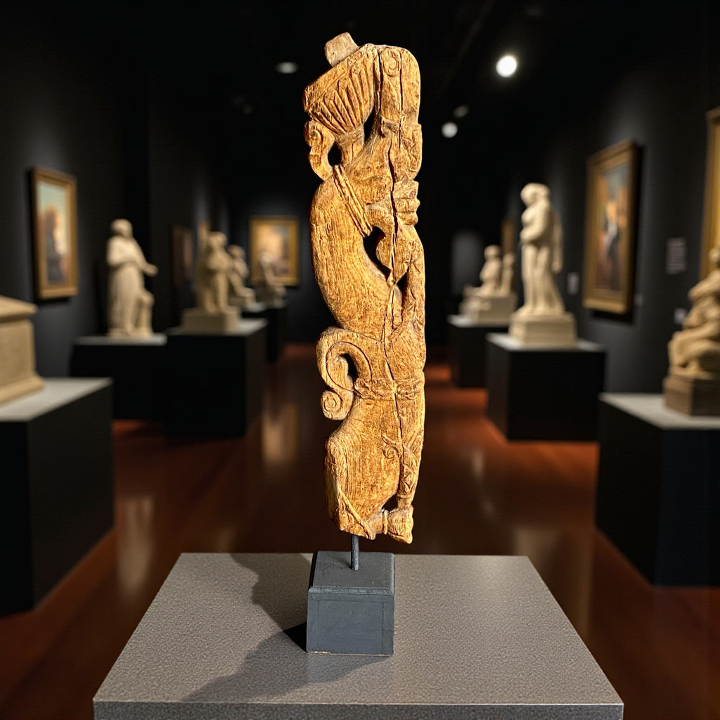 Antique wooden bracket