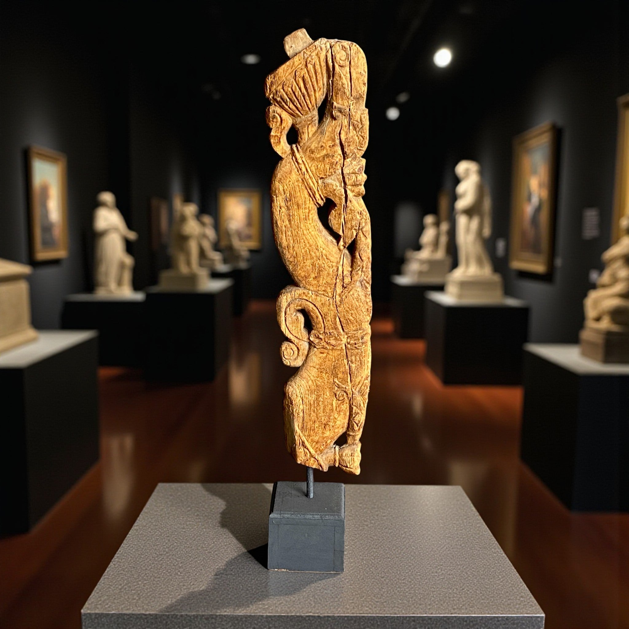 Antique wooden bracket