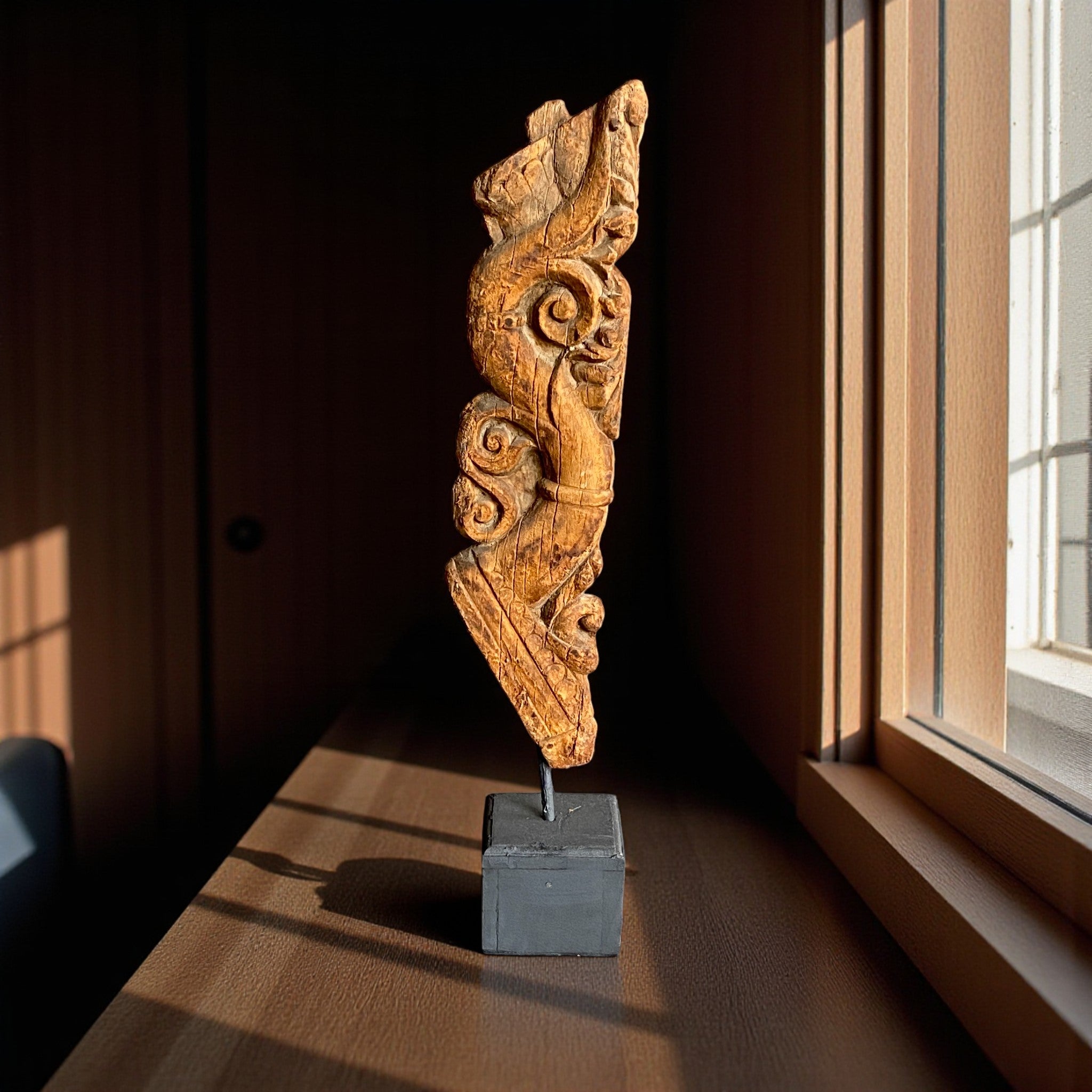 Antique wooden bracket