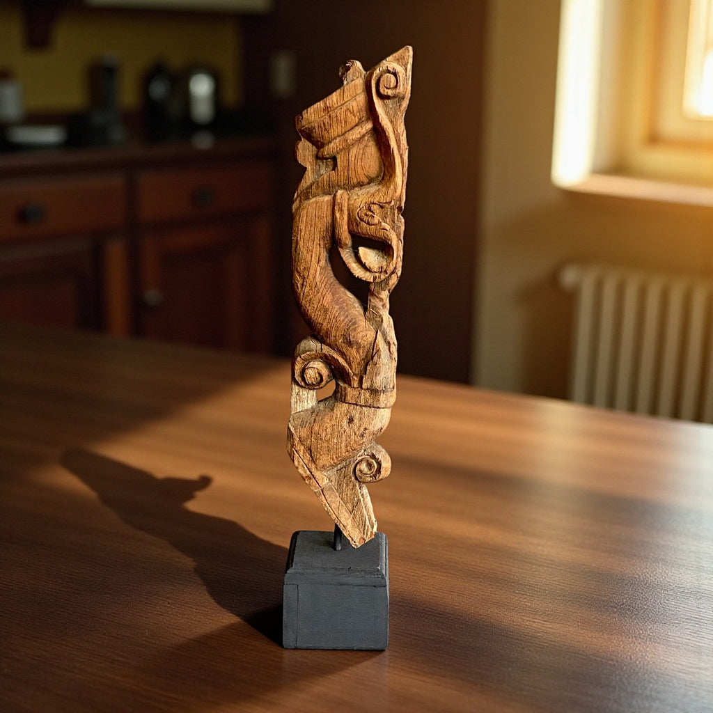 Antique wooden bracket