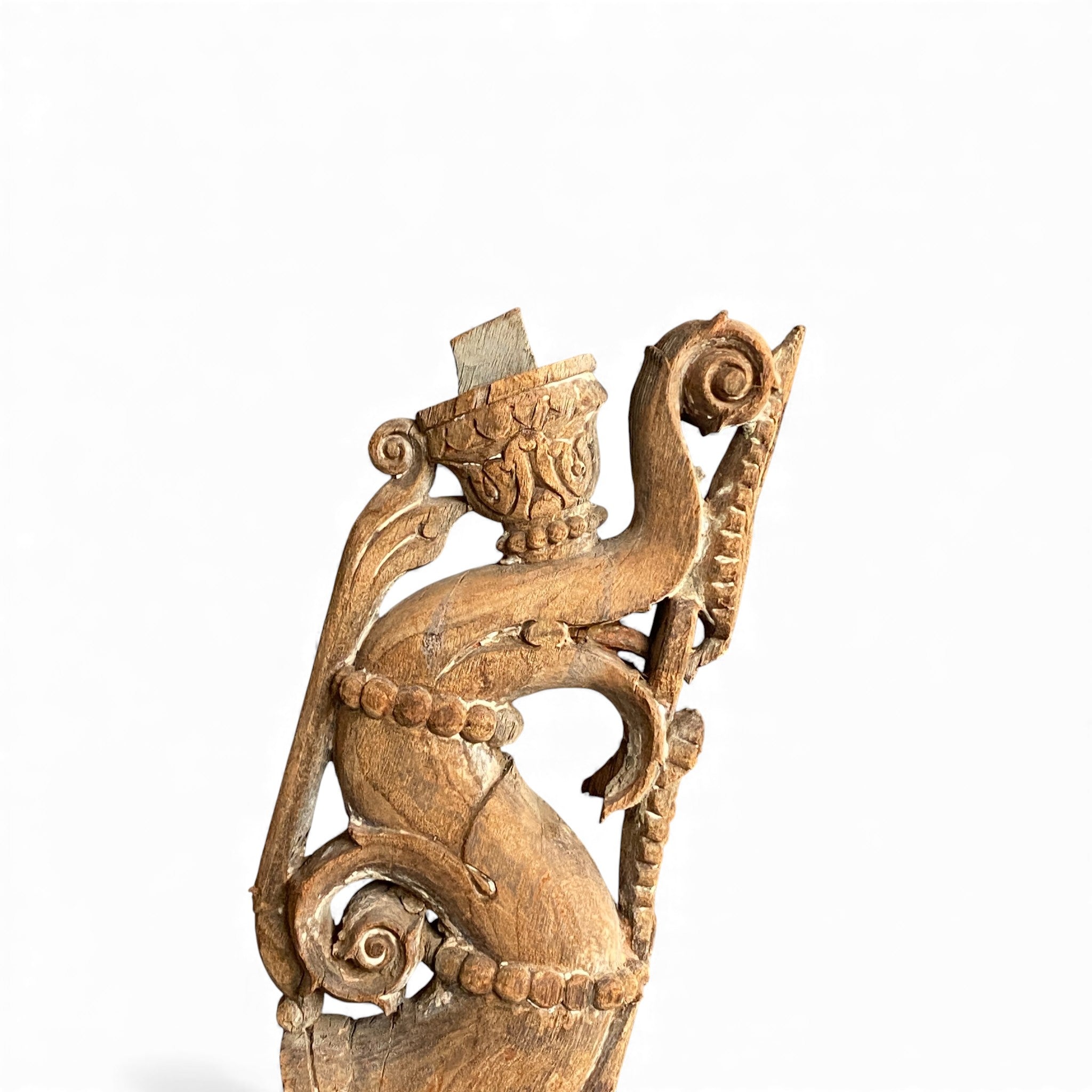 Antique wooden bracket