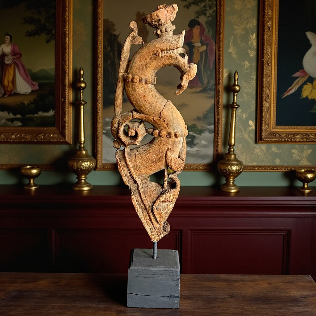 Antique wooden bracket