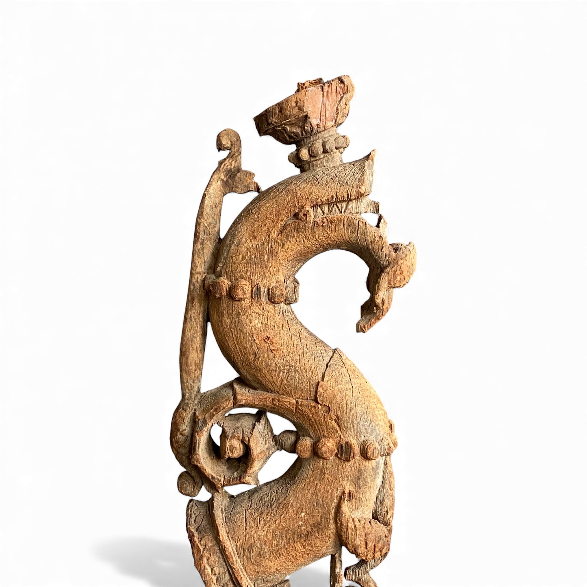 Antique wooden bracket