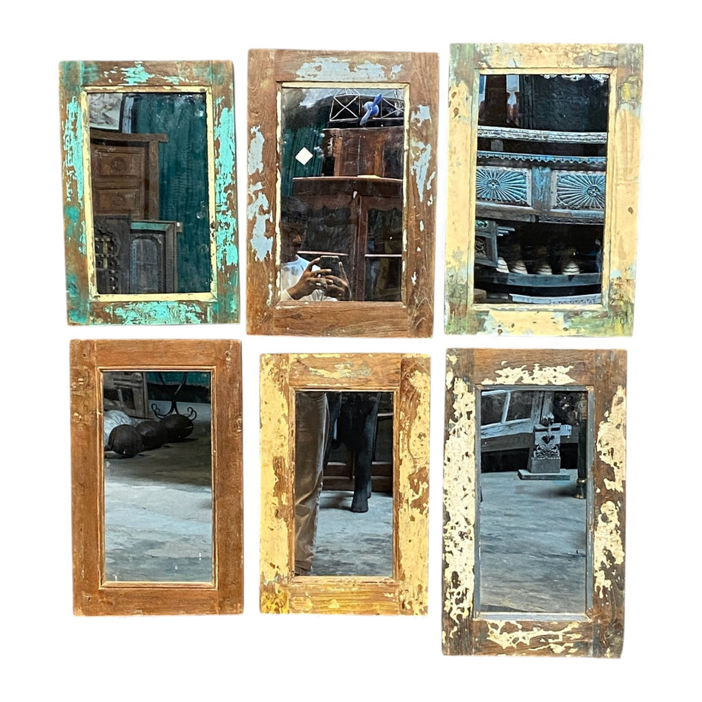 Vintage Mirror Frame – handcrafted vintage Indian decor from Jodhpur, Rajasthan