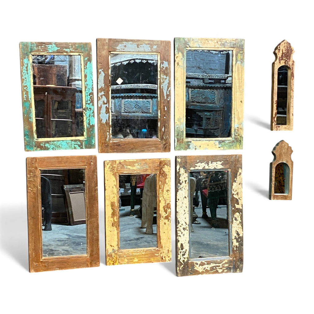 Vintage Mirror Frame – handcrafted vintage Indian decor from Jodhpur, Rajasthan